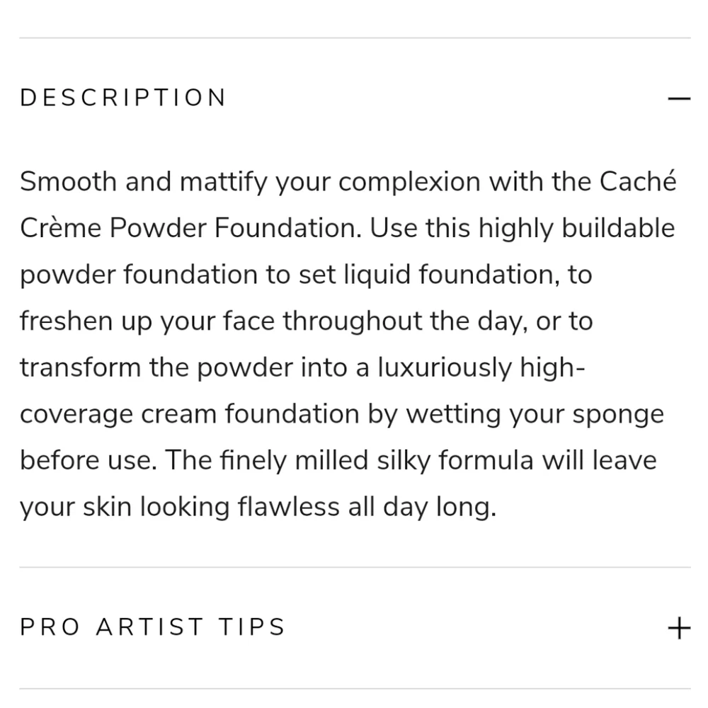 NWOT Doucce Cache Creme Powder Foundation YL3